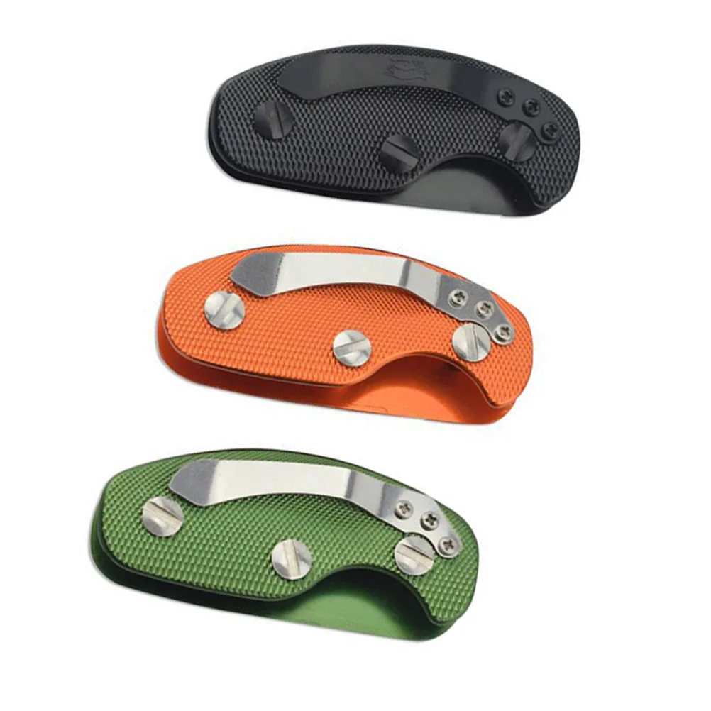 

3 Pcs Back Slim Holder Clips Outdoor Folder Organizer Aluminum Alloy Ring