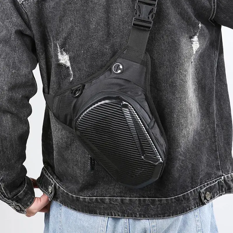 Motorcycle Leg Side Bag EVA Hard Shell Outdoor Casual Waist Bags Motorbike Mobile Phone Purse Hip Bum Pack