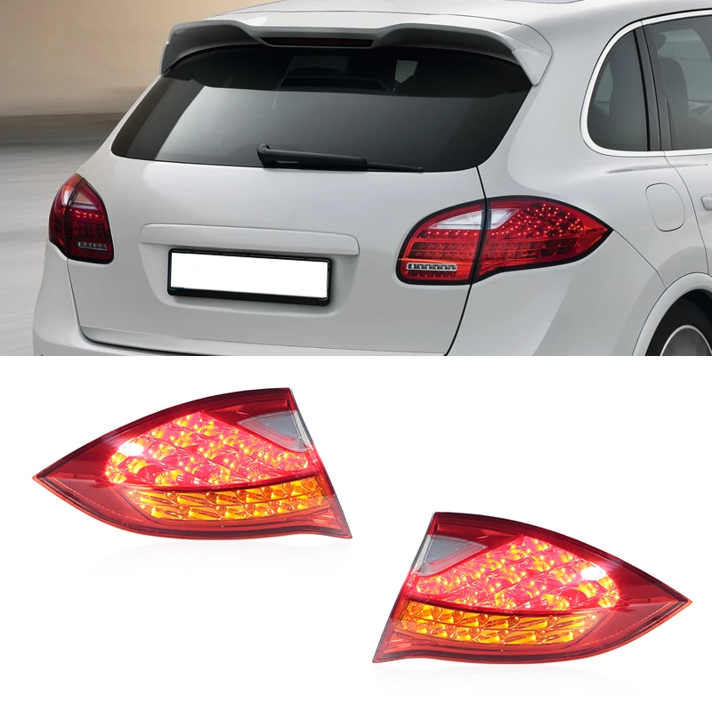 

US Version Car Taillight For Porsche Cayenne 2011 2012 2013 2014 Brake Light Reverse Light Turn Light Driving Warning Light