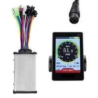 M6T Electric Bike LCD Display Meter+36V 350W Sine Wave Controller Color Screen Universal For E-Bike E Scooter Replacement (6PIN)