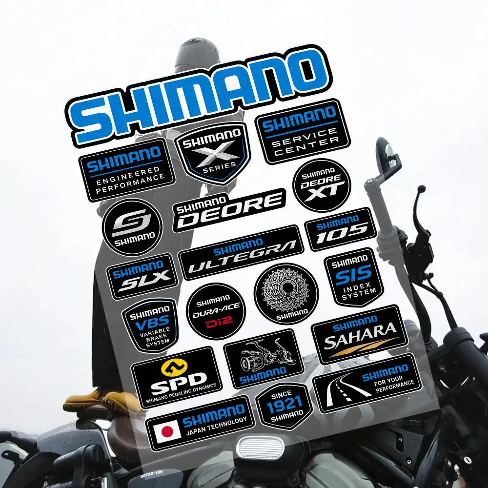 Shimano---s Anime Character Stickers Set Waterproof Vinyl Decals For Laptop Phone Case Water Bottle Helmet Skateboard Notebook