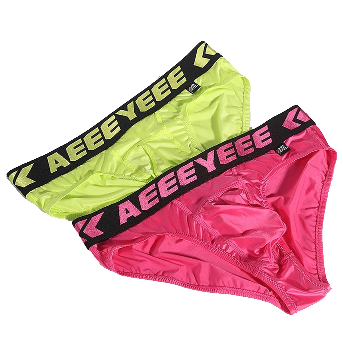 الرجال مثير النفط لامعة سامسونج الساتان مرونة منخفضة الخصر مبهمة ملخصات السراويل تنفس ملابس داخلية مريحة السروال حجم كبير #6