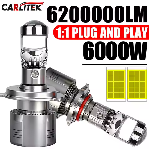 H7 LED Projector Lens H4 H8 H9 H11 9005 HB3 9006 HB4 Led Car Headlight Bulb Canbus 6200000LM High Low Beam Mini Lamp 12V 6000K