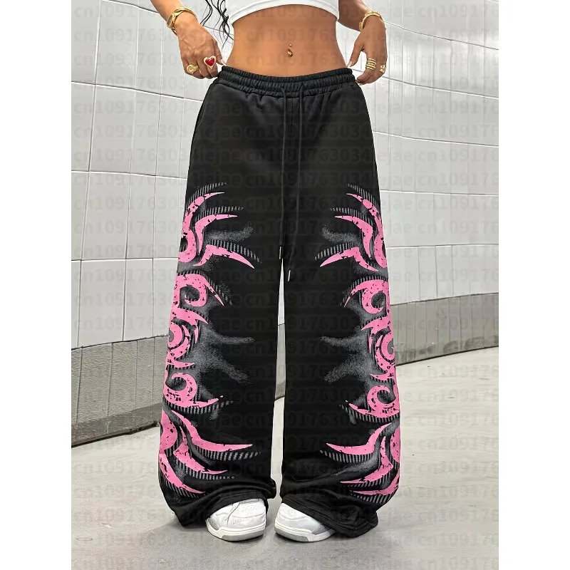 Harajuku Fashion Loose Sports Pants Fashionable Retro Casual Comfortable Durable Men and Women Kid Outdoor Running Pants