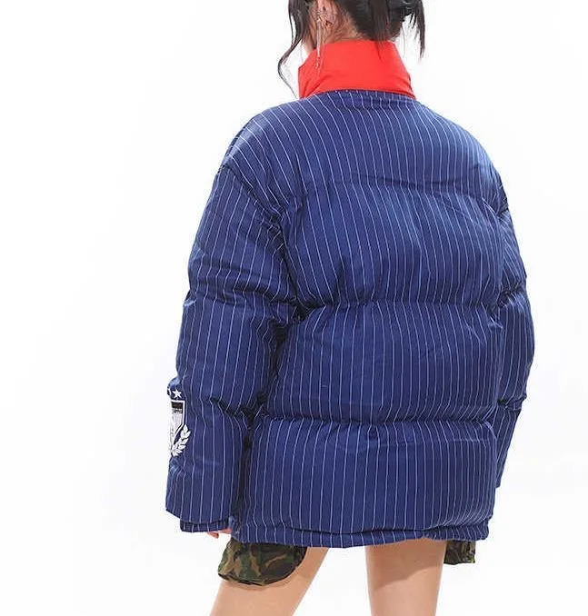 Parki damskie robocze jesienne ocieplane puszyste elastyczne mankiety urocze kobiece codzienne lekkie słodkie kobiece słodkie przystojne miękkie biurowe