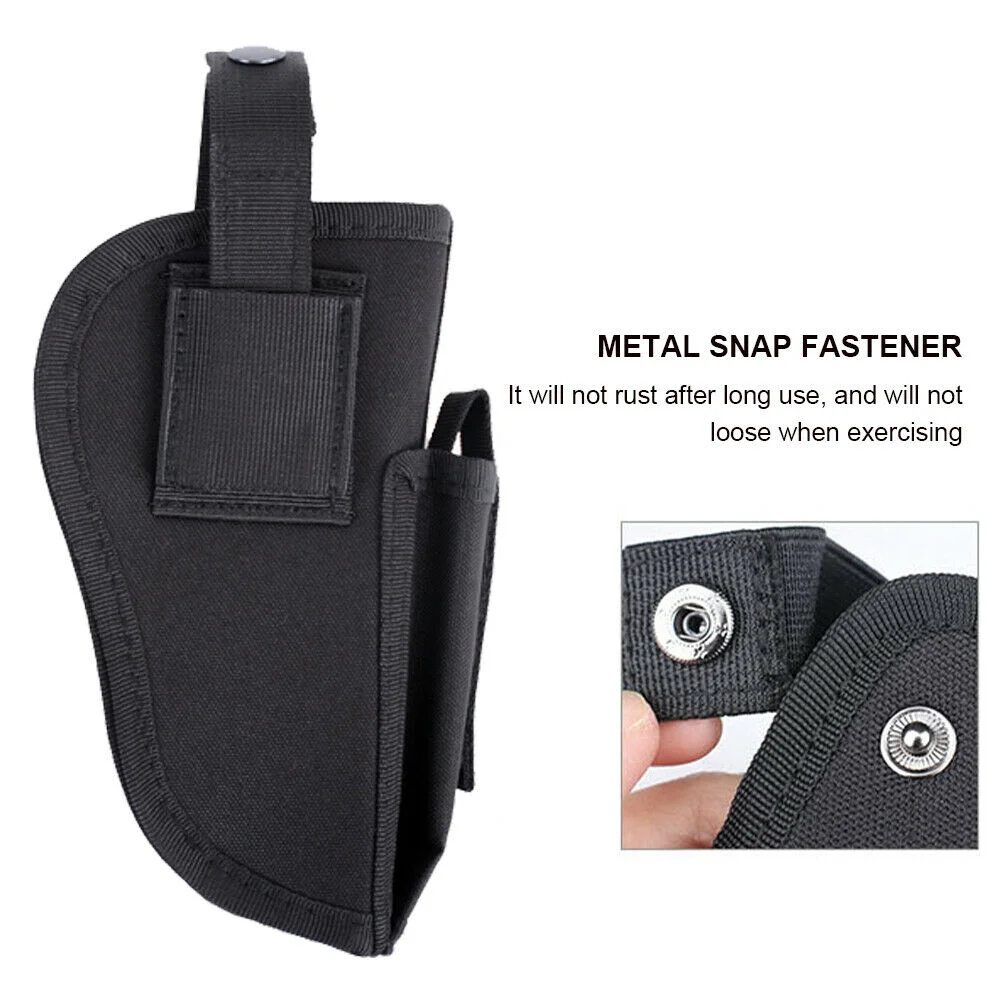 Militaire Gun Pouch Case Tactische MOLLE Gun Pouch Holster Links/Rechts Universele Handpistoolhouder Pouch Linkerhand Pistoolhouder