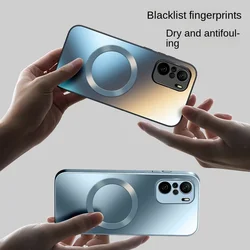For Xiaomi POCO F3 Case Hard Matte Magnetic Wireless Charging Protective Back Cover Case For Xiaomi Redmi K40 K40Pro Phone Shell