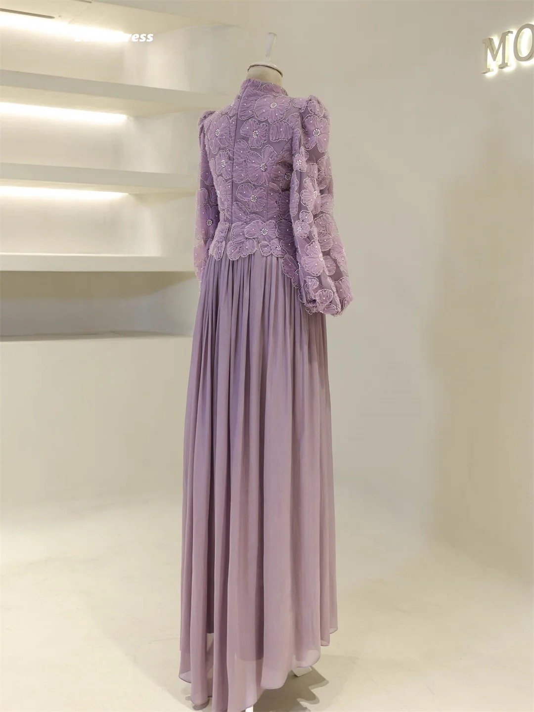 Lena Maßgeschneiderte Ballkleider 2025, luxuriöses Ballkleid mit langen Ärmeln, sehr luxuriöse Abendkleider, hochwertige, hochwertige Party