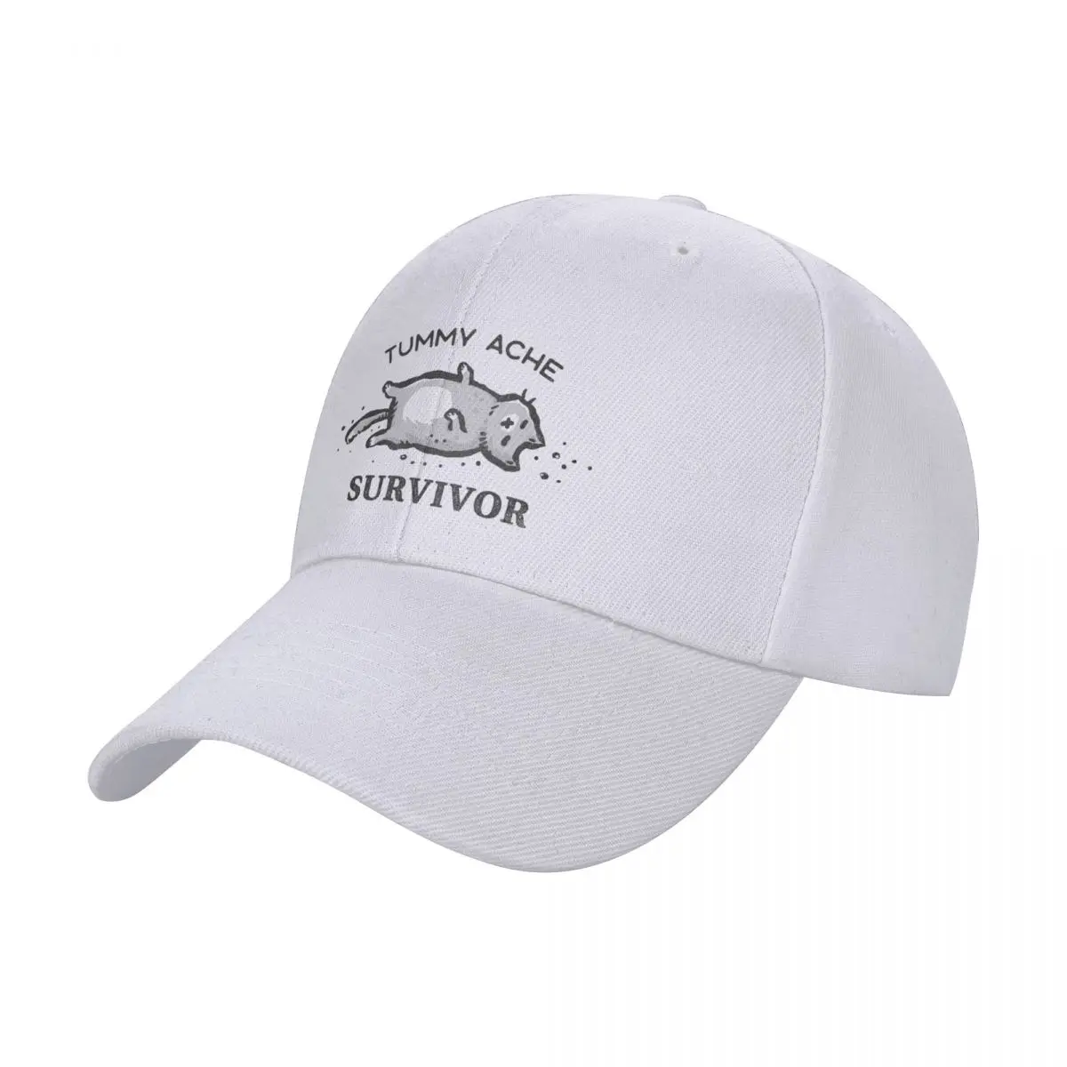 Tummy Ache Survivor Baseball Cap Sun Cap Streetwear birthday Elegant Women's Hats Men's