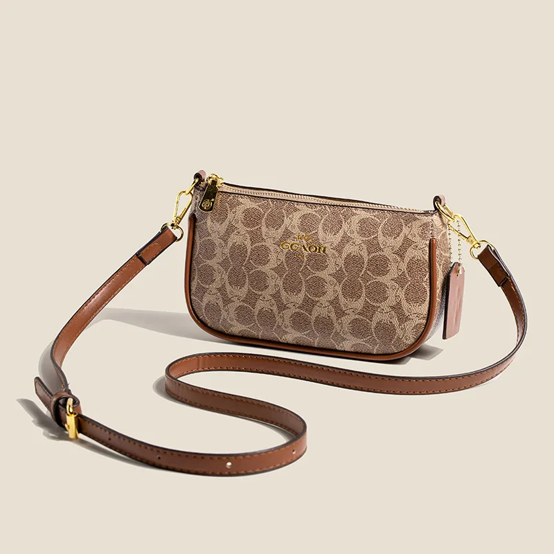 High-End Women's Underarm Shoulder Bag Classic Vintage Ladies Crossbody Handbag Elegant Designer Leather Messenger Bag For Women