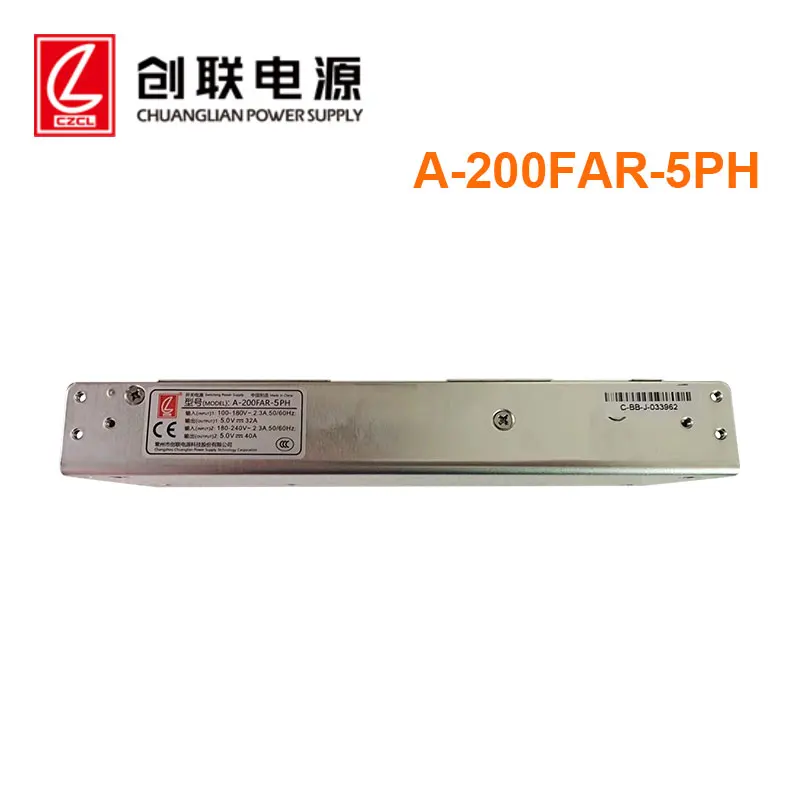 Chuanglian A-200FAR-5PH LED 디스플레이 전원 공급 장치, LED 비디오 벽 광고 표시등, 5V40A, 200W