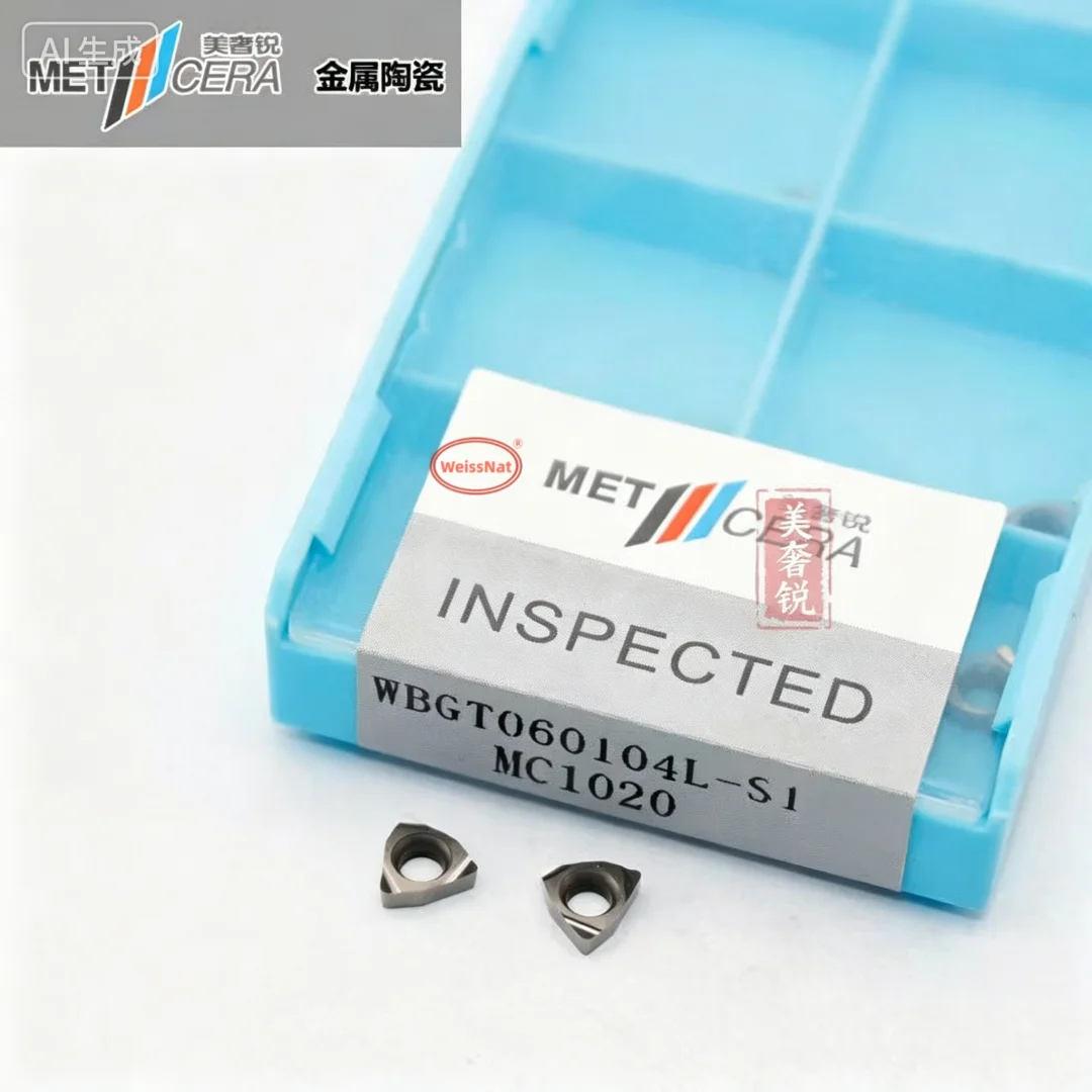 

METCERA WBGT060102L-S1 MC1020 WBGT060104L-S1 cermet Insert, Steel turning Inserts
