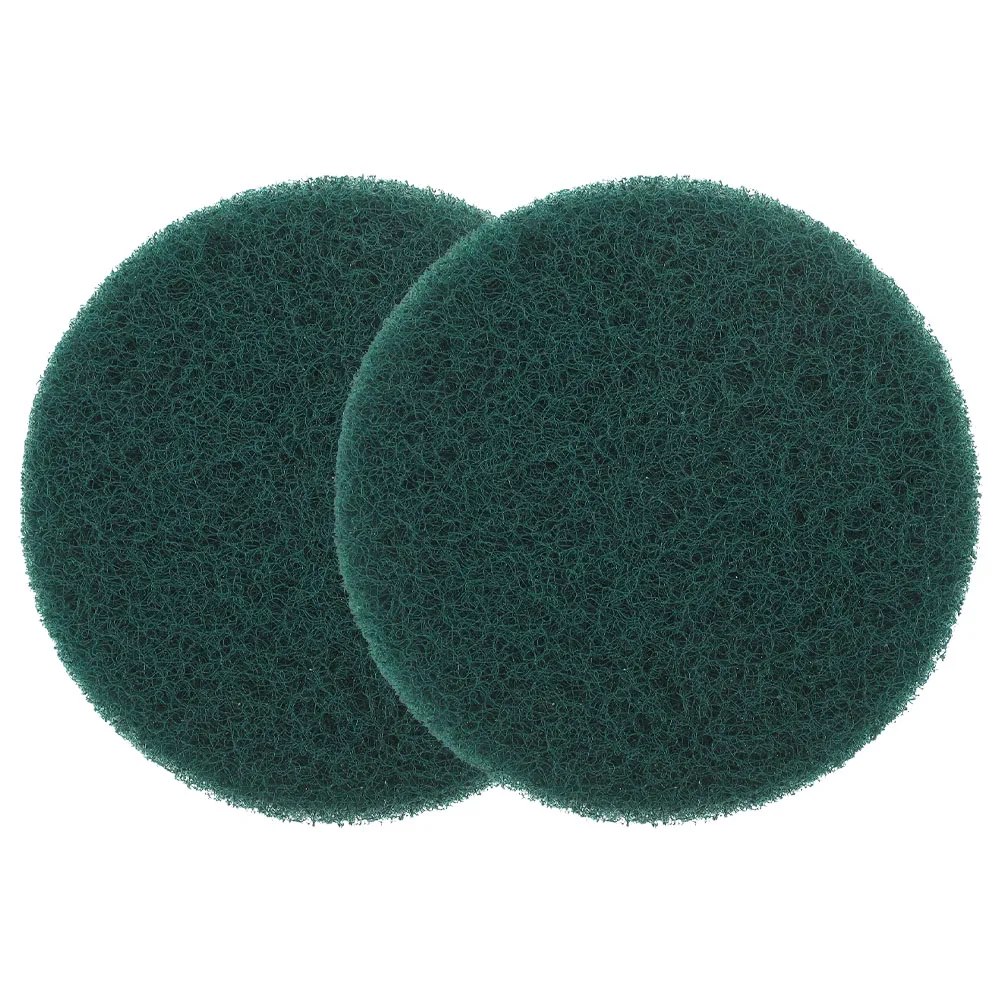

2Pcs High Efficiency Self-Adhesive Gray Scouring Pads For Drill Cleaning Powerful Scrub Pads For Kitchen Bathroom And Furniture