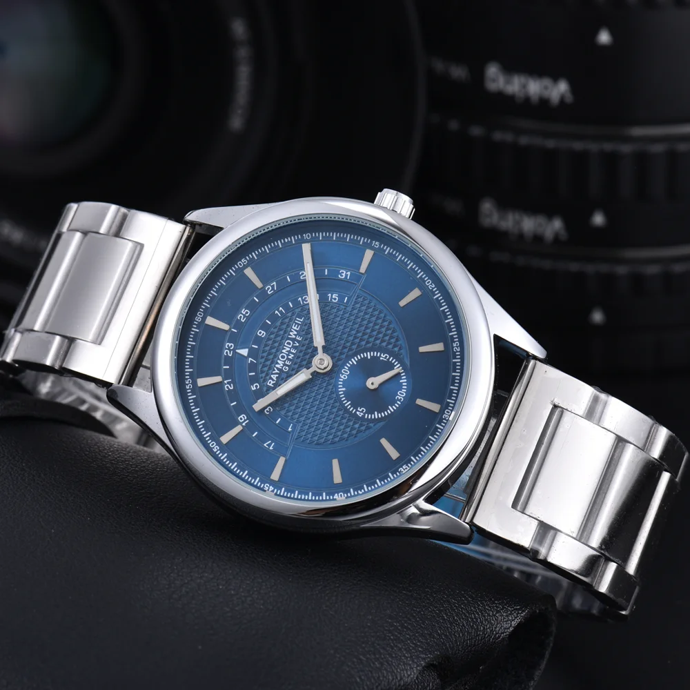 Classic AAA Hot Sale AAA RAYMOND WEIL Original Brand Watches For Mens Multifunctional Quartz Wristwatch Top Quality Male Clocks