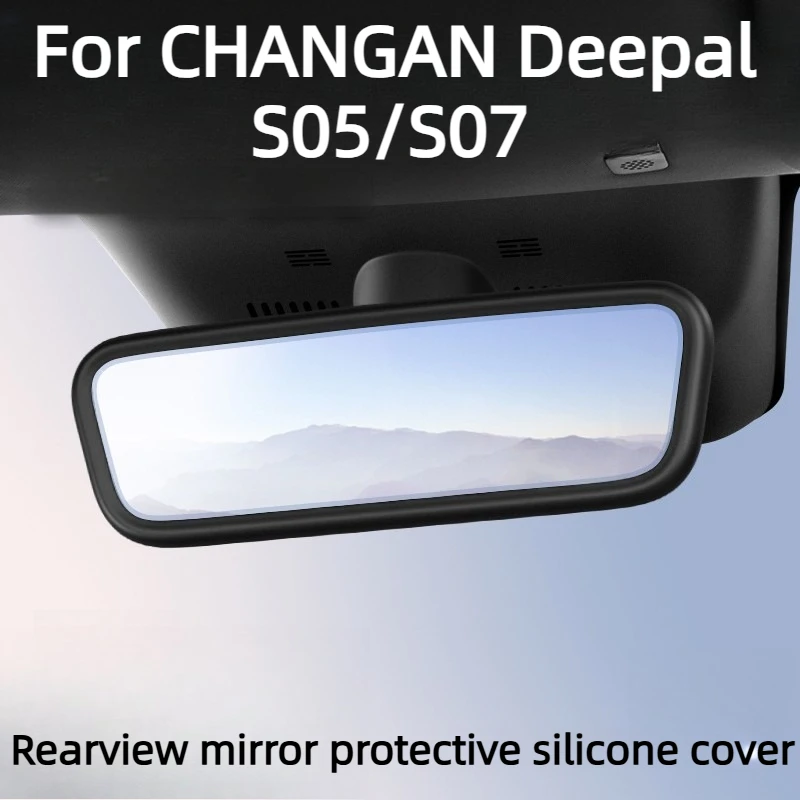 

Interior Rearview Mirror Protective Cover For CHANGAN Deepal S05/S07 Accessories 2026,Anti-Collision Shock Absorption Anti-Dust
