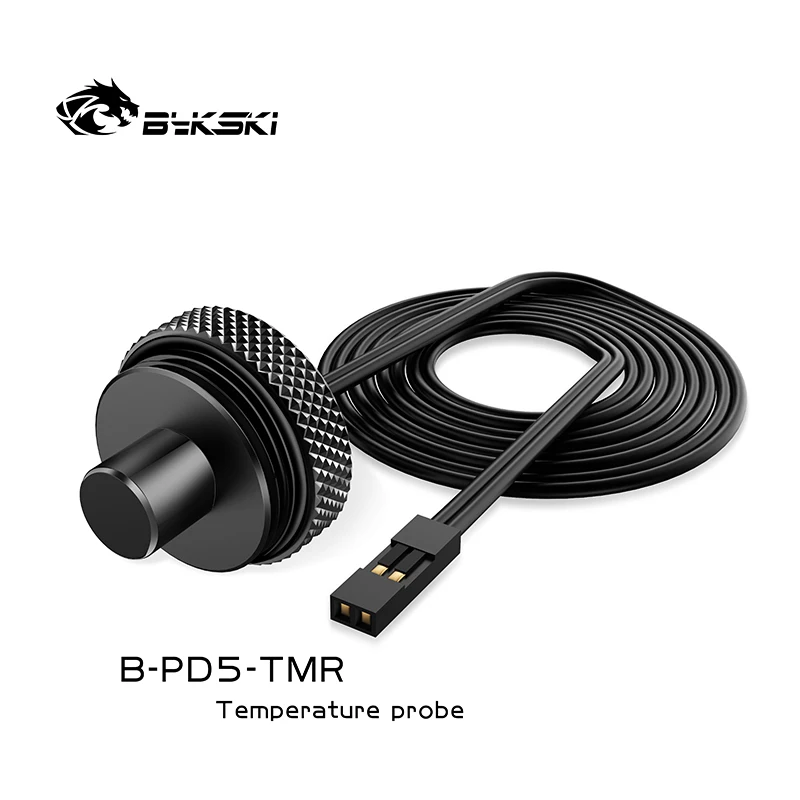 BYKSKI G1/4 Temperature Measurement Plug Sealing Lock Water Cooling PC Application Accessories Metal Fitting / B-PD5-TMR