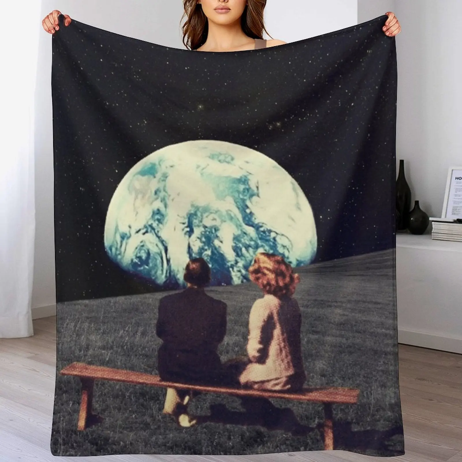 We Used To Live There Throw Blanket Wrinkle Resistant Lightweight Blanket