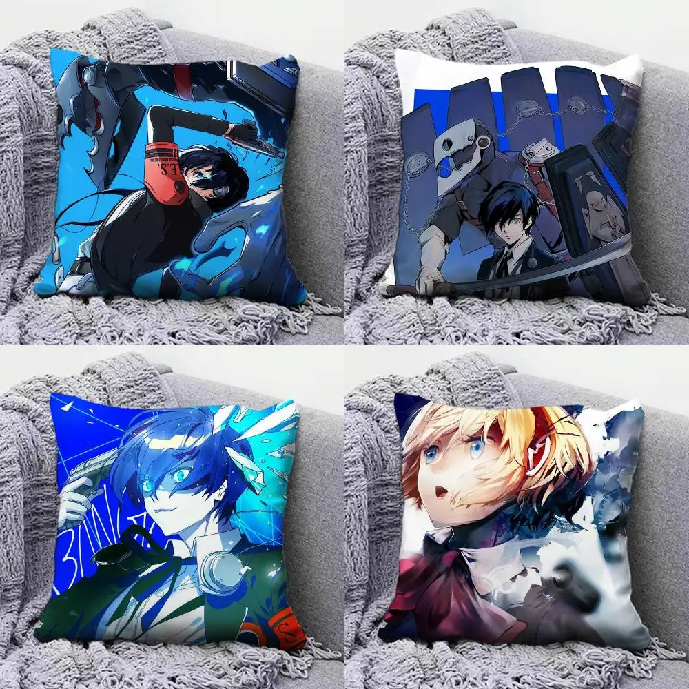 

Makoto - Persona 3 Aigis P3 Home Sofa Cushion Covers and Aecorative Custom Pillow Covers