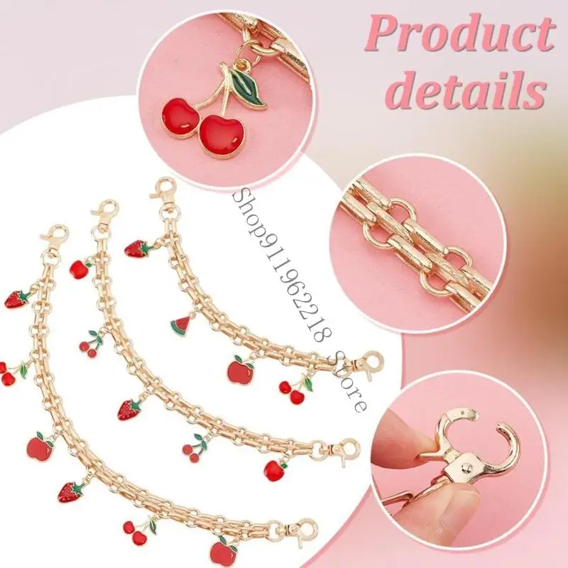 財布チェーンエクステンダー財布ハンドル装飾バッグチェーン財布チェーンストラップ066f