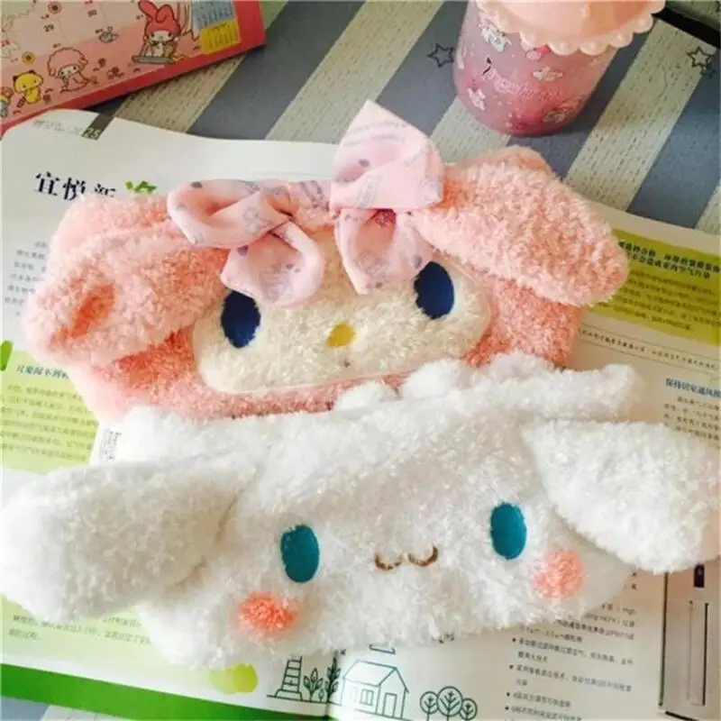 

Sanrios мультяшная повязка на голову My Melody, милая повязка на голову, головной убор, модный принт для туалета, креативный новый стиль, горячая распродажа, портативный