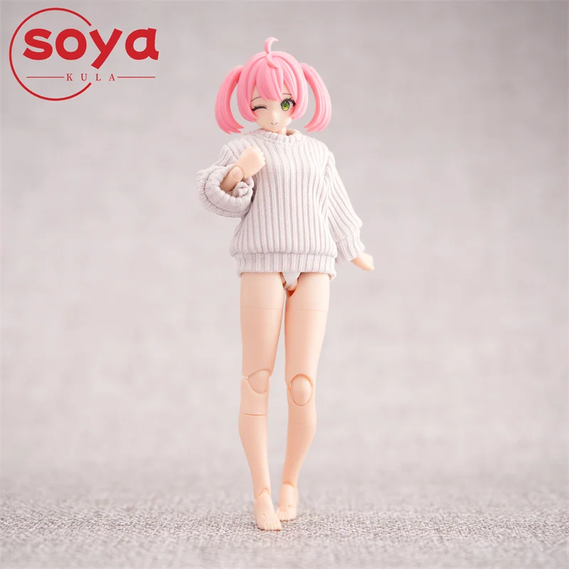 Sweat-shirt tricoté à l'échelle 1/12, vêtements, modèle adapté aux poupées corporelles de figurine d'action féminine de 6 pouces