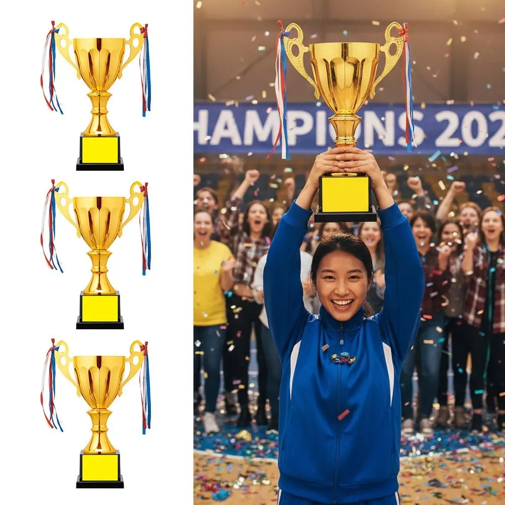 

Металлический кубок-трофей 28/32/35/40/44/50 см, золотой, большой размер, наградная статуэтка, металлическая модель, приз для футбольных игр