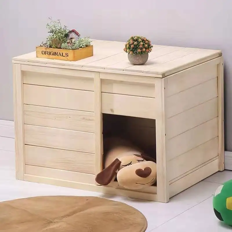 

Wood Outdoor Puppy Rabbit Dog House Beds Tents Small Animals Dog House For Surrounded Pet Jaula Para Perros Dog Furniture Fg25