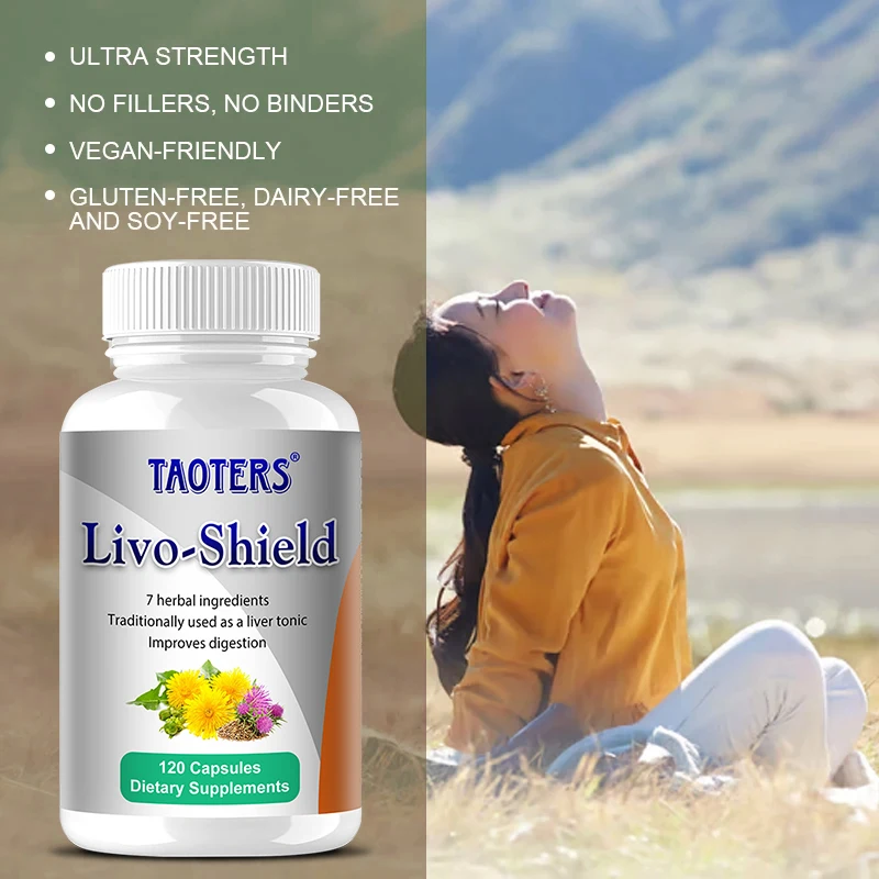 Milk Thistle Supplement, 7 Herbal Ingredients, Cleanses, Detoxifies, Supports Liver Health and Improves Digestion