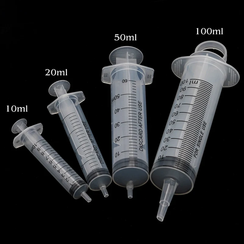 10/20/60/100ML Poultry Bird Feeding Syringe Pet Parrot Pigeon Quail Feeding Immature Animal Feeding Accessories