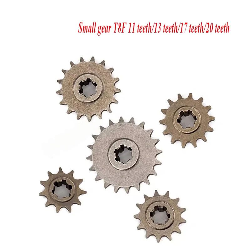 AliExpress NONE Front Gear Box Sprocket T8F 11/13/14/17/20T Pinion Sprocket Chain Cog Metal For 47cc 49cc Minimoto ATV Mini Bike Moped Scooter