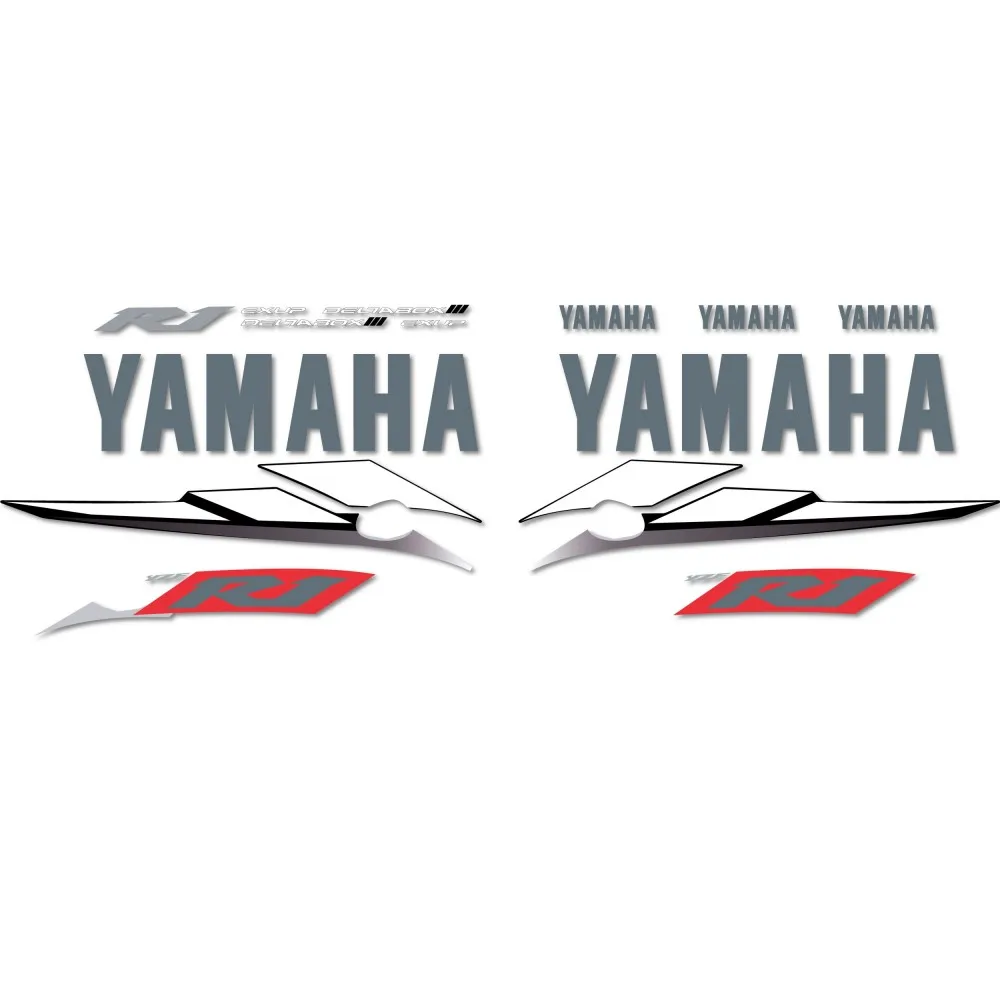 Motorbike road compatible sticker kit Red Yamaha YZF R1 2003