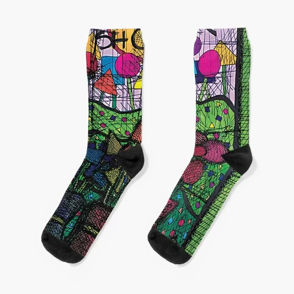 

Flower Show by Seth Bond Perry Socks funny gift hip hop custom Men's Socks Women's