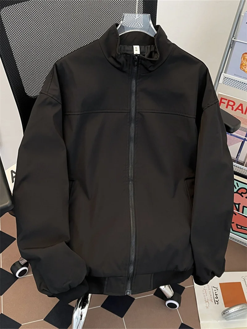 

Американская рабочая одежда Sle Pilot Jaet, мужская осенне-зимняя одежда Cleanfit, бейсбольный дизайн, модная верхняя одежда с воротником-стойкой High Street