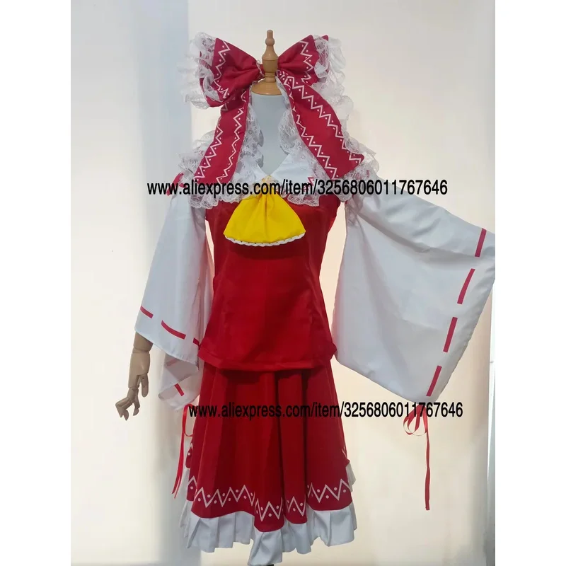 

Anime Hakurei Reimu Dress Cosplay Costume Halloween Uniform Outfits Cosplay Party Costume