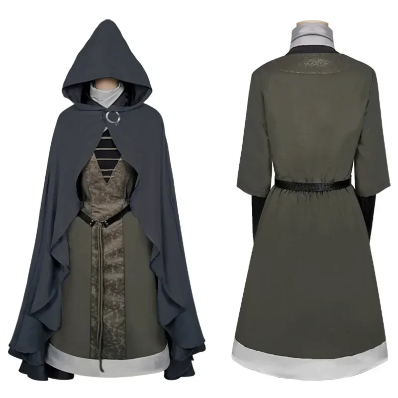 

Fantasy Uniform TK0 Game Melina Cosplay Role Play Cloak Dress Belt Suits Game ER Costume Adult Women Roleplay Outfits Fancy Dres