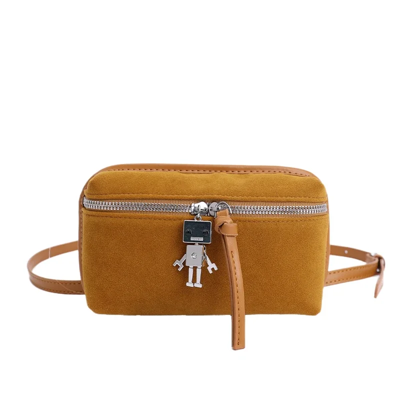 

Брендовые универсальные женские сумки 2025 года, сумки через плечо из искусственной замши на молнии, однотонные простые женские сумки на молнии, распродажа