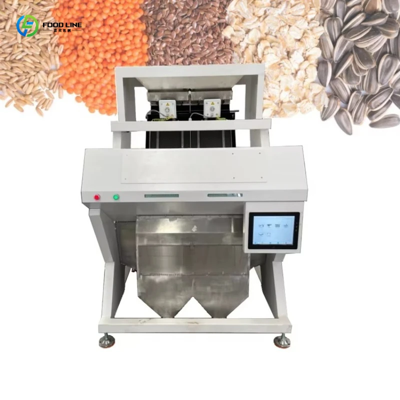 Color Sorter Machine Optical Sorting Coffee Rice Beans Lentils Industrial Production Unit