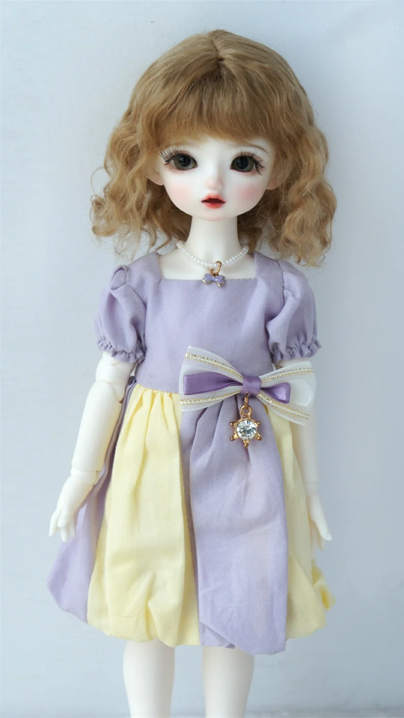 JD693  Newest BJD Mohair Wigs OB11 YOSD MSD SD Blythe Doll Hair Soft Culry Cheap Accessories