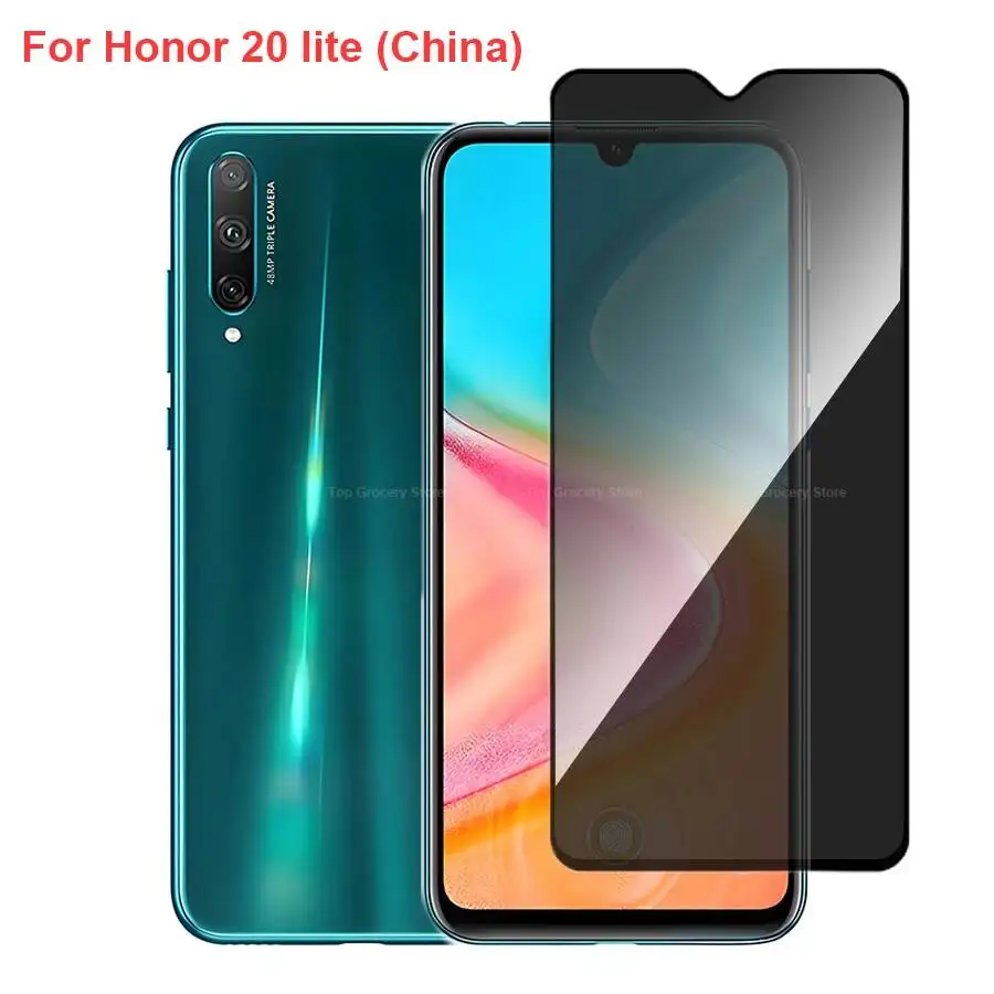 

For Honor 20 Lite (China) Anti Spy Privacy Tempered Glass Protector Compatible Full Cover Screen Phone Film