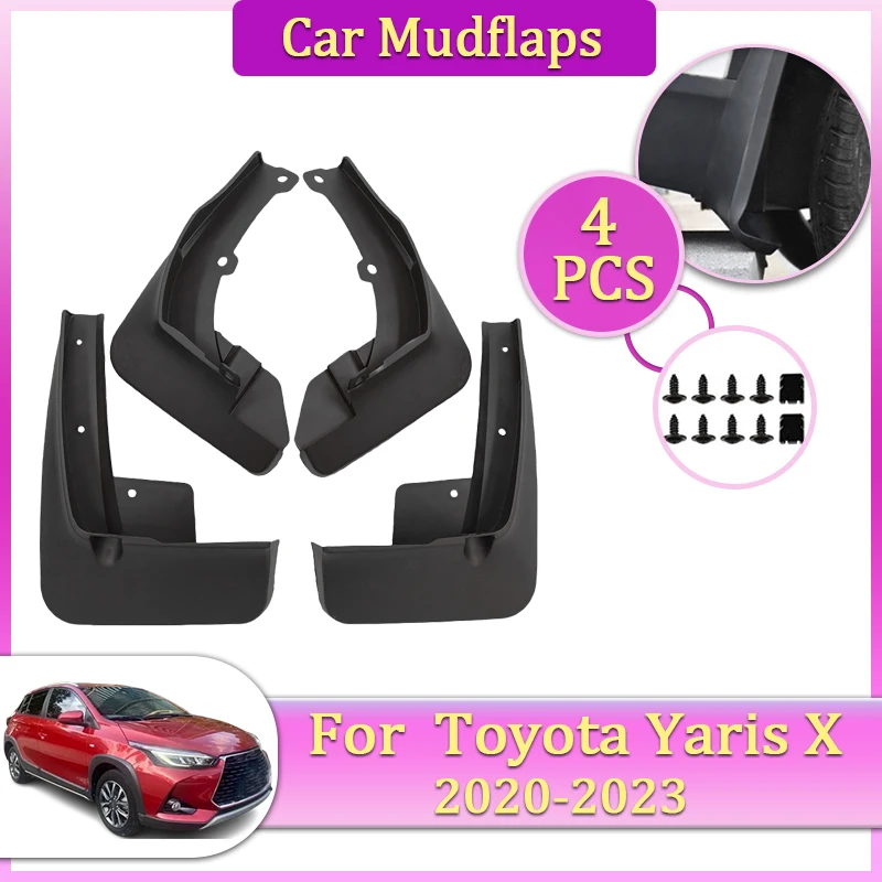 

Mudflaps Tool For Toyota Yaris X Accessories 2020~2023 Car Mudguard Parts Splash Fender Flare Cover Guard Auto Mud Protecti Tire