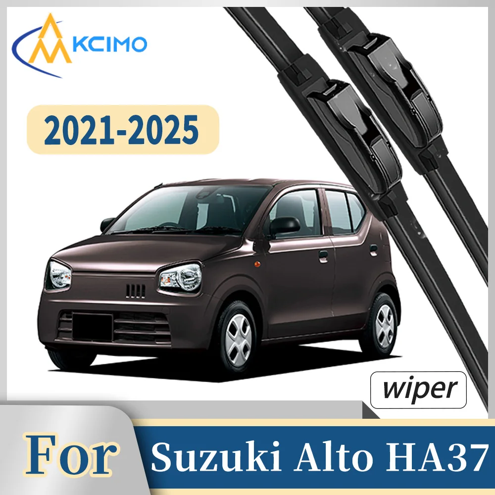 

2Pcs Durable Rubber Front Windscreen Wiper Blades For Suzuki Alto HA37 HA97 2021-2025 Low Noise Windshield Replacement Kit