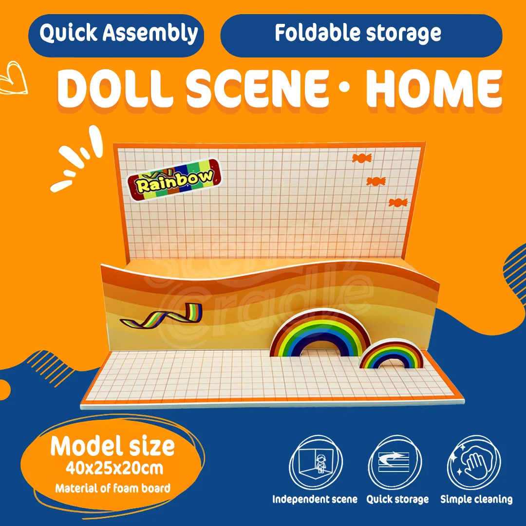 

Assembly model of miniature scene background board, used to display dolls,actions,characters, vehicles ,PVC background materia