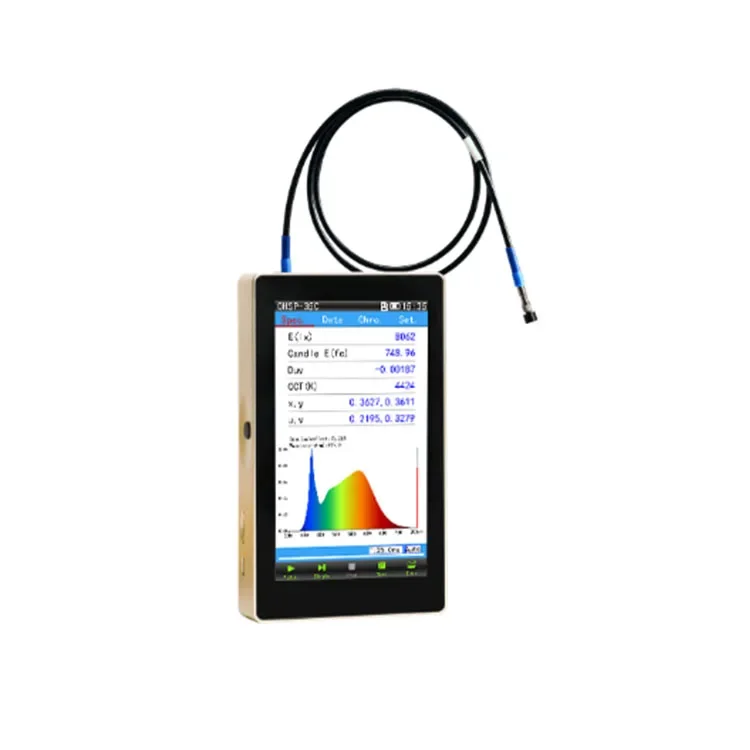 OHSP-350C SPECTRAL IRRADIANCE COLORIMETER integrated spectrum, CCT, CRI, Lux, irradiation .etc parameters in one