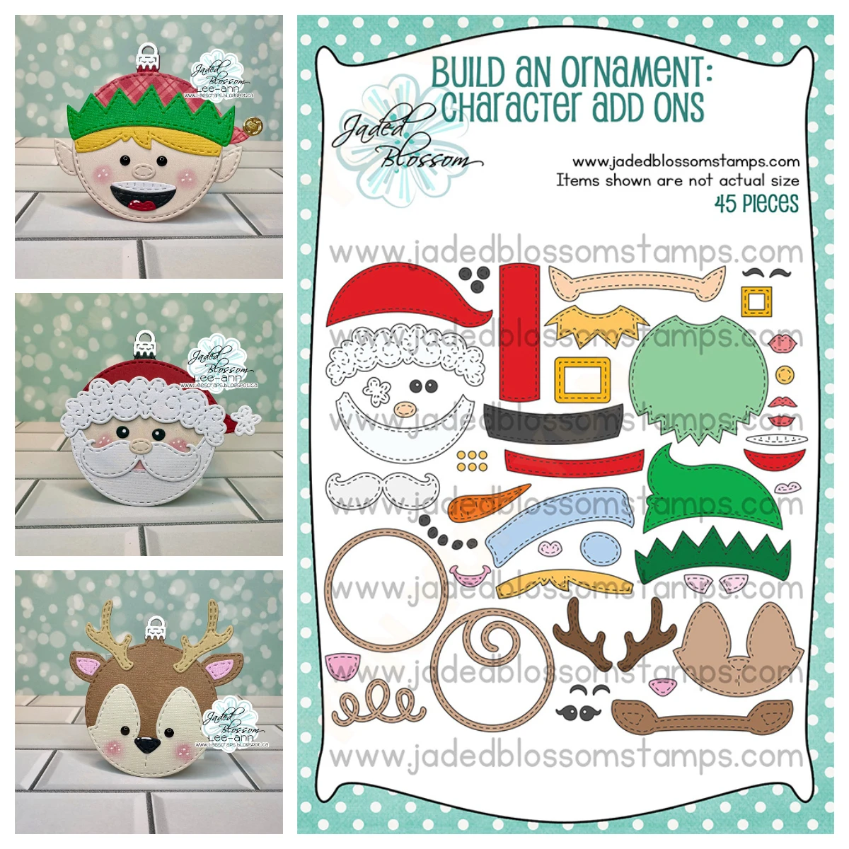 

Christmas Gnome Dies: Build an Ornament Die: Character Add Ons Dies Stamps Stencils DIY Scrapbooking 2026 New Year Greeting Card