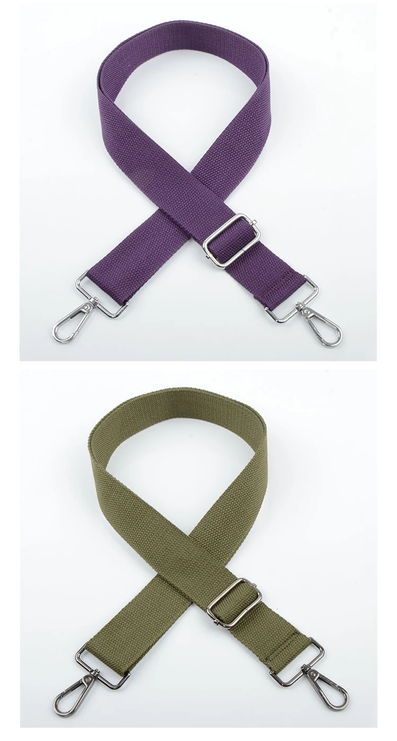 Solid Color Bag Strap for Women Shoulder Handbag Decorative Hand Messenger Belt Bag Accessories Handle Crossbody Wide Strap Part