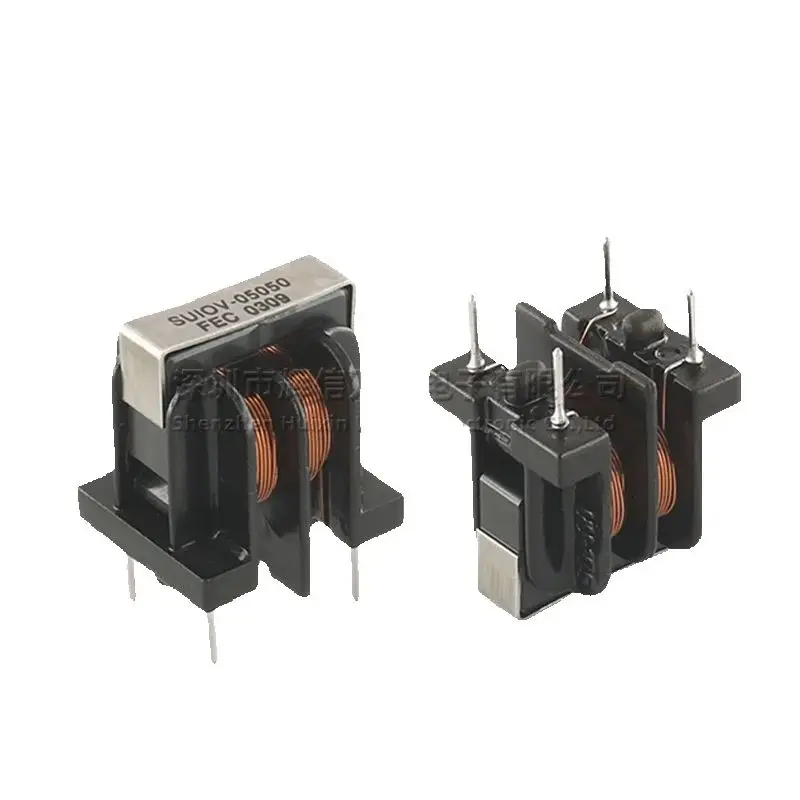 10 Uds SU10V-05050 nuevo enchufe 5MH 0.5A filtro de modo común inductancia bobina de estrangulación para fuente de alimentación conmutada