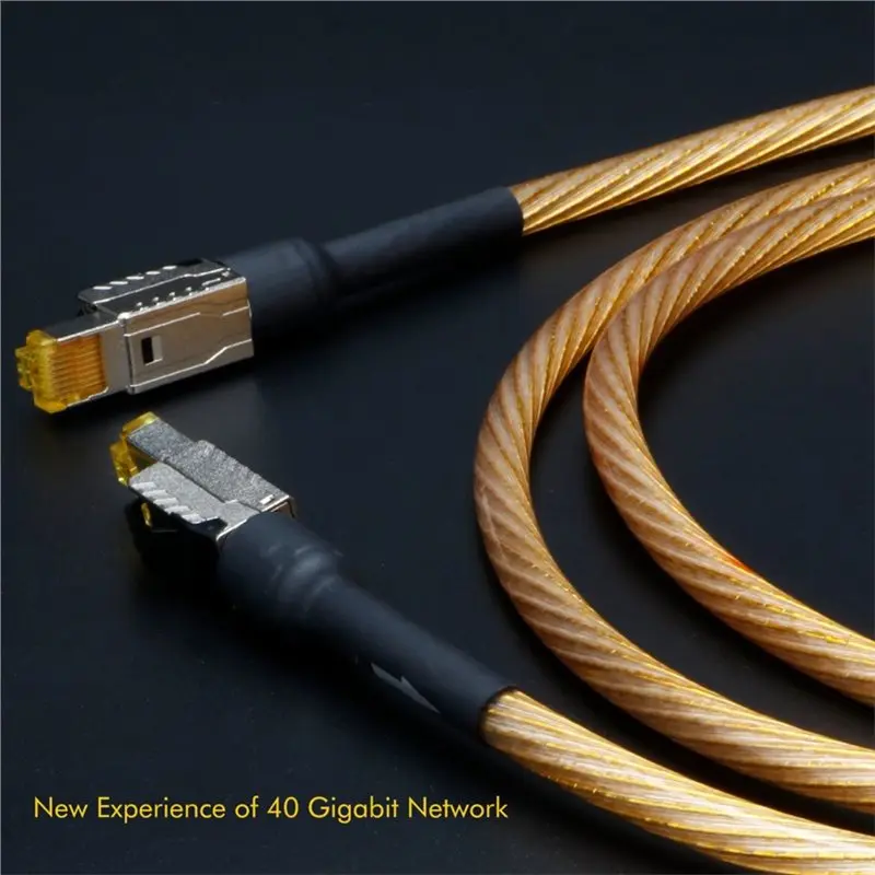 B03B-HIFI Network Patch Cable For Computer Notebook Compatible Cat8 Ethernet Cable Rj45 Interface 40Gbps 2000Mhz Speed For Appli