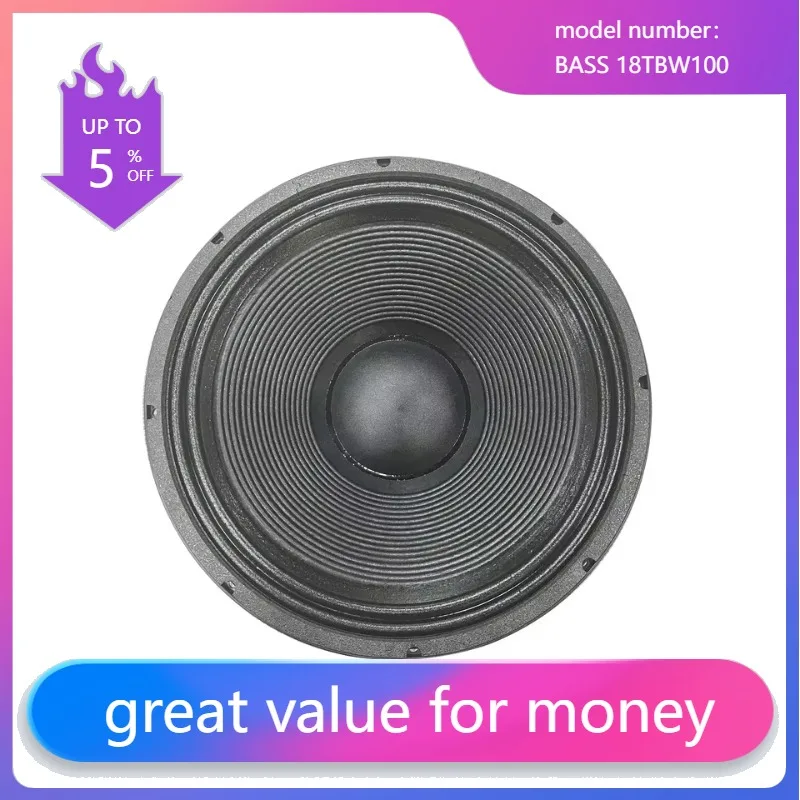 

Bass 18 Inch Subwoofer Ferrite Magnet Big Sound Woofer Raw Speakers For Sale 3000W Quality Sound 18 Inch Speaker