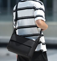 New Minimalist Men's Crossbody Bag Large Capacity Waterproof Single Shoulder bag Business Casual Fashionable Postman bags Bolsa