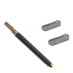 NEW TC-10 High Strength Glass Cutter with Narrow Bit Metal Handle Glass Bottle Cutter Special Tile Scribing Tool Spare Bits